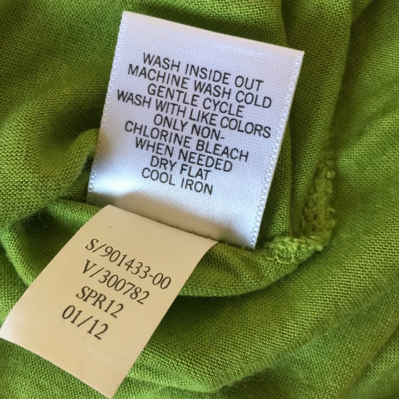 Banana Republic Green Sleeveless Top Size Small Petite - Picture 7 of 7